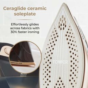 Tower T22024GLD - Black, Champagne - Steam Station Tower T22024GLD - Black, Champagne - Steam Station