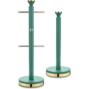 Tower Cavaletto Towel Pole and Mug Tree Set - Jade Tower Cavaletto Towel Pole and Mug Tree Set - Jade