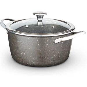 Tower T900204 Cerastone Pro 24cm Forged Aluminium Casserole Dish - Grey Tower T900204 Cerastone Pro 24cm Forged Aluminium Casserole Dish - Grey
