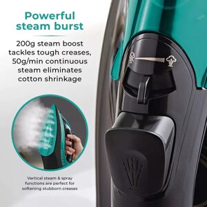 Tower T22022TL - Black, Teal - Steam Iron Tower T22022TL - Black, Teal - Steam Iron