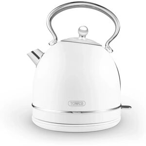 Tower T10076WHT - White & Chrome - Electric Kettle Tower T10076WHT - White & Chrome - Electric Kettle