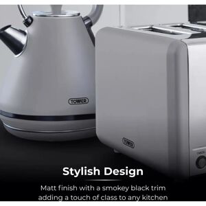 Tower T20086GRY - Grey - Toaster Tower T20086GRY - Grey - Toaster