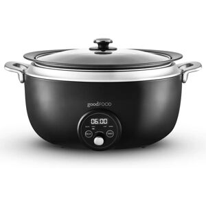Tower GF16011 Slow Cooker - 6.5L, Digital, Black & Stainless Steel Tower GF16011 Slow Cooker - 6.5L, Digital, Black & Stainless Steel