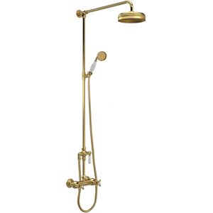 Hudson Reed Topaz Thermostatic Shower Kit - Brushed Brass Hudson Reed Topaz Thermostatic Shower Kit - Brushed Brass