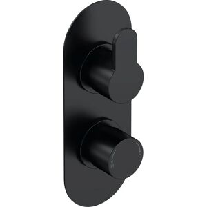 Nuie Arvan Thermostatic Shower Valve - Matte Black - Shower Valve Nuie Arvan Thermostatic Shower Valve - Matte Black - Shower Valve