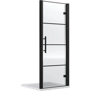 Hudson Reed Apex Black Hinged Door Square Shower Enclosure - Shower Enclosure Hudson Reed Apex Black Hinged Door Square Shower Enclosure - Shower Enclosure
