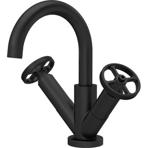 Hudson Reed Revolution Matt Black Mono Basin Mixer - Sink Waste Hudson Reed Revolution Matt Black Mono Basin Mixer - Sink Waste