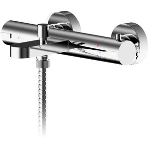 Balterley Chr Round Wall Mount Thermostatic Bath Shower Mixer - Chrome Balterley Chr Round Wall Mount Thermostatic Bath Shower Mixer - Chrome
