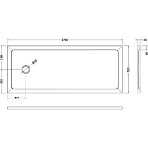 Balterley - Bath Replacement Tray - 1700x700 - White - Bath Tray Balterley - Bath Replacement Tray - 1700x700 - White - Bath Tray