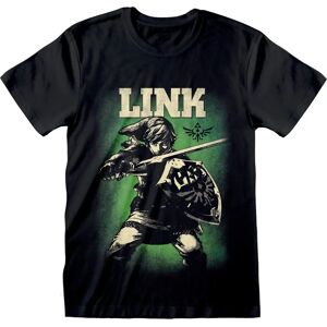 The Legend Of Zelda - Héros d'Hyrule - T-Shirt Manches Courtes - Noir The Legend Of Zelda - Héros d'Hyrule - T-Shirt Manches Courtes - Noir