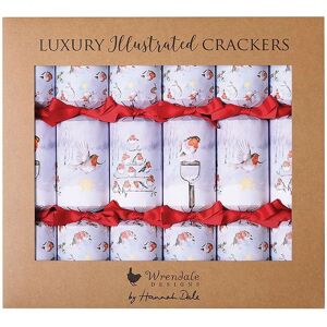 Wrendale Designs Robin Christmas Crackers - Set of 6 Wrendale Designs Robin Christmas Crackers - Set of 6