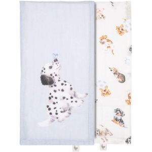 Wrendale Designs Little Paws Organic Cotton Muslin Cloths - Baby Gift Set Wrendale Designs Little Paws Organic Cotton Muslin Cloths - Baby Gift Set