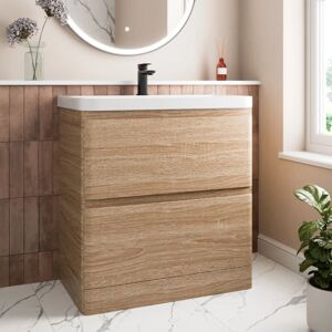 Regis Forma Wood Freestanding Vanity Unit with Basin - 800mm Regis Forma Wood Freestanding Vanity Unit with Basin - 800mm