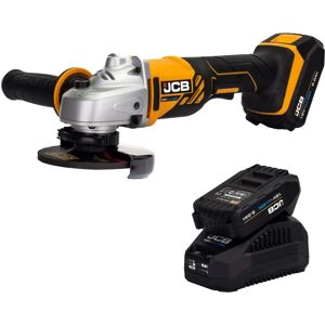JCB - 18V Angle Grinder 2x 2.0Ah Batteries - Power & Precision JCB - 18V Angle Grinder 2x 2.0Ah Batteries - Power & Precision