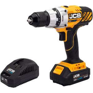 JCB 18V Drill Driver - Powerful 2-Speed, LED, 13mm Chuck - Power Tool JCB 18V Drill Driver - Powerful 2-Speed, LED, 13mm Chuck - Power Tool