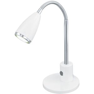 Loops White Chrome Steel Table Lamp - Table Lamp Loops White Chrome Steel Table Lamp - Table Lamp