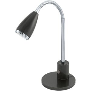Loos Table Lamp Anthracite Chrome Steel GU10 3W - Table Lamp Loos Table Lamp Anthracite Chrome Steel GU10 3W - Table Lamp