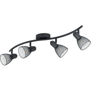 UNKNOWN - Loops Flush Ceiling 4 Spot Light - Black - Ceiling light UNKNOWN - Loops Flush Ceiling 4 Spot Light - Black - Ceiling light