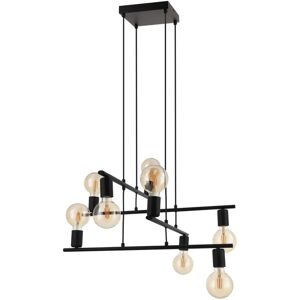 Black Ceiling Pendant Light 8 Bulb E27 - Pendant Light Black Ceiling Pendant Light 8 Bulb E27 - Pendant Light