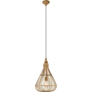 H&M Steel Pendant Light Pear Wicker Shade - Ceiling Pendant Light H&M Steel Pendant Light Pear Wicker Shade - Ceiling Pendant Light