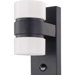 Loops Anthracite Outdoor Wall Light - PIR Sensor & 6W LED - Outdoor Lighting Loops Anthracite Outdoor Wall Light - PIR Sensor & 6W LED - Outdoor Lighting
