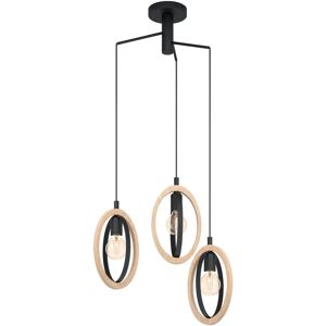 Unspecified Black & Wood Pendant Light - Pendant Light Unspecified Black & Wood Pendant Light - Pendant Light