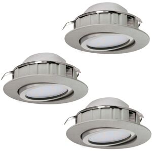 Loops 3 Pack Satin Nickel Ceiling Downlight - Ceiling Downlight Loops 3 Pack Satin Nickel Ceiling Downlight - Ceiling Downlight