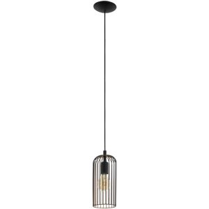 Loops Hanging Ceiling Pendant Light Black & Copper Cage Shade - Pendant Light Loops Hanging Ceiling Pendant Light Black & Copper Cage Shade - Pendant Light
