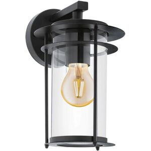 Loops IP44 Outdoor Wall Light Black Dome Down Shade 1 x 60W E27 Bulb Porch Lamp - Outdoor Wall Light Loops IP44 Outdoor Wall Light Black Dome Down Shade 1 x 60W E27 Bulb Porch Lamp - Outdoor Wall Light