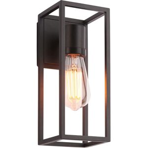 Loops Outdoor Wall Light IP44 Textured Black 10W LED E27 Dimmable Living Room - Wall Light Loops Outdoor Wall Light IP44 Textured Black 10W LED E27 Dimmable Living Room - Wall Light