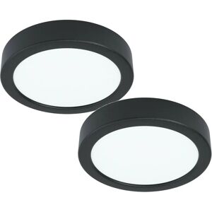 Loops g02052x2 Black Round Surface Mounted Ceiling Light - Ceiling Light Loops g02052x2 Black Round Surface Mounted Ceiling Light - Ceiling Light