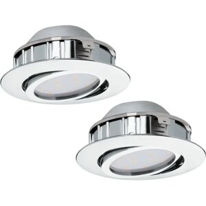 Loops 2 Pack Wall/ceiling flush downlight Chrome - Modern Indoor IP20 84mm Loops 2 Pack Wall/ceiling flush downlight Chrome - Modern Indoor IP20 84mm