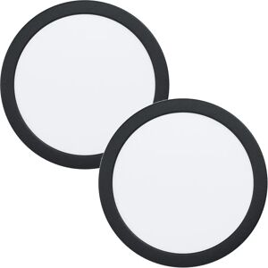 Loops Model g02015x2 - 2-pack Wall/Ceiling Flush Downlight Black LED Loops Model g02015x2 - 2-pack Wall/Ceiling Flush Downlight Black LED