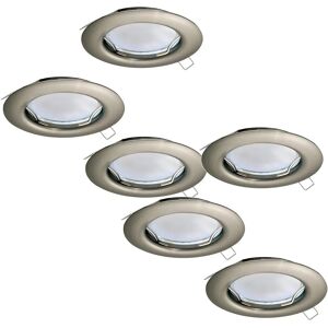 Satin Nickel Ceiling Light - Modern Flush Ceiling Downlight - 2/3 Pack Satin Nickel Ceiling Light - Modern Flush Ceiling Downlight - 2/3 Pack