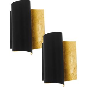 Brand Model Black Gold Curved & Rounded Shade - Wall Light Brand Model Black Gold Curved & Rounded Shade - Wall Light
