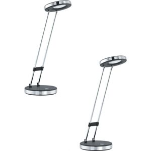 Loops 2 Pack Table Lamp - Modern Black & Chrome LED 3W Loops 2 Pack Table Lamp - Modern Black & Chrome LED 3W