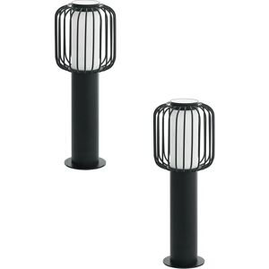 Loops G02773X2 Black Pedestal Light - Outdoor Lamp Loops G02773X2 Black Pedestal Light - Outdoor Lamp