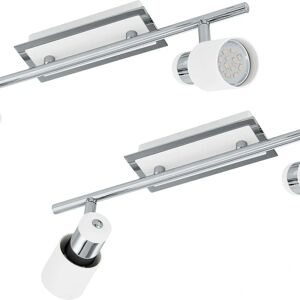 Loops 2 Pack Wall Spot Light Chrome Steel GU10 2x5W - Wall Spot Light Loops 2 Pack Wall Spot Light Chrome Steel GU10 2x5W - Wall Spot Light