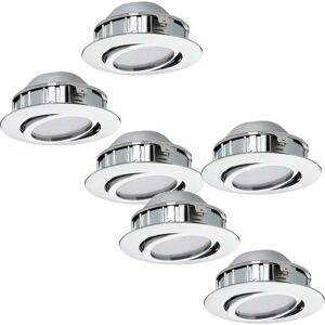 Loops Chrome LED Recessed Spotlight - Ceiling Downlight Loops Chrome LED Recessed Spotlight - Ceiling Downlight