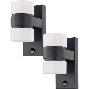 Loops Model g01614x2 - Wall Light with PIR Sensor, Anthracite Aluminium Loops Model g01614x2 - Wall Light with PIR Sensor, Anthracite Aluminium