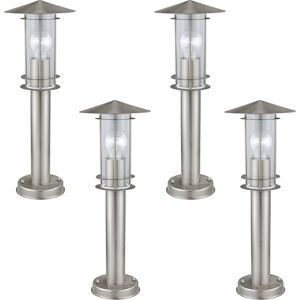 Loops Model g02490x4 Stainless Steel Pathway Light - Outdoor Bollard Loops Model g02490x4 Stainless Steel Pathway Light - Outdoor Bollard