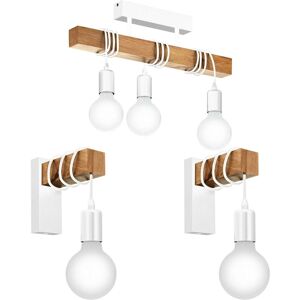 Lamps Ceiling and Wall Lights White & Wood Trendy - Ceiling and Wall Lights Lamps Ceiling and Wall Lights White & Wood Trendy - Ceiling and Wall Lights
