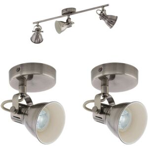 Loops Ceiling and Wall Lights - Antique Nickel Adjustable Shades Loops Ceiling and Wall Lights - Antique Nickel Adjustable Shades