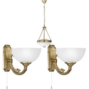 Generic Modern Ceiling Pendant & Wall Lights - Antique Bronze & Satin Glass Generic Modern Ceiling Pendant & Wall Lights - Antique Bronze & Satin Glass