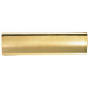 Loops - Curved Letterbox Cover - Polished Brass - 280x78mm - Letterbox Cover Loops - Curved Letterbox Cover - Polished Brass - 280x78mm - Letterbox Cover