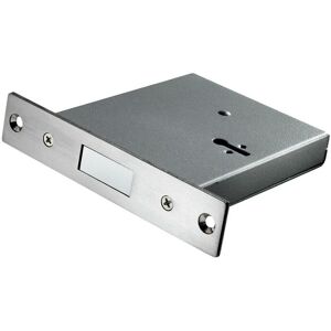Loops - 1 Lever Mortice Deadlock - 106mm Depth - Satin Steel Loops - 1 Lever Mortice Deadlock - 106mm Depth - Satin Steel