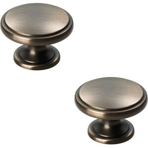 Loops - Ring Domed Cupboard Door Knob - 38.5mm Loops - Ring Domed Cupboard Door Knob - 38.5mm