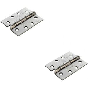 Loops - 102x76x3mm 13 Ball Bearing - Stainless Steel - Interior Door - Hinge Loops - 102x76x3mm 13 Ball Bearing - Stainless Steel - Interior Door - Hinge