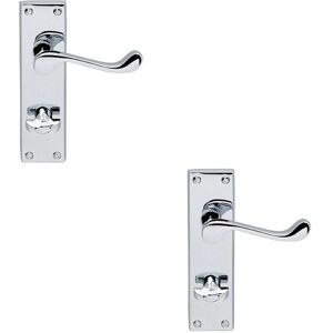 Unknown - Victorian Scroll Lever - 155x41 - Chrome - Door Lever Unknown - Victorian Scroll Lever - 155x41 - Chrome - Door Lever