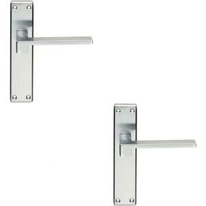 Unknown - Loops - Satin Chrome - 180 x 40mm - Door Handle Unknown - Loops - Satin Chrome - 180 x 40mm - Door Handle